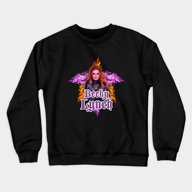 becky lynch // WWE FansArt Crewneck Sweatshirt by suprax125R